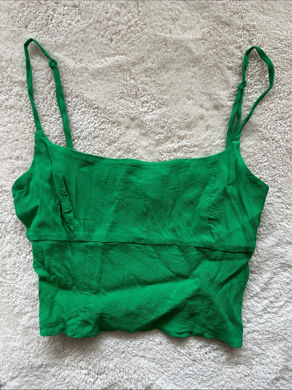Aritzia Green Tank Top